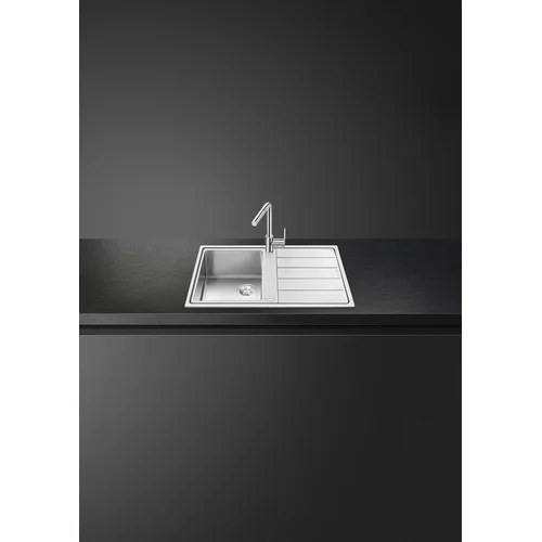 Virtuvės plautuvė Smeg LDR861-2 metalinė image 2