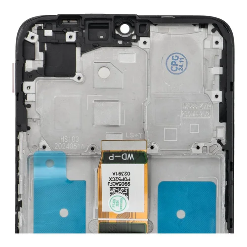 HONOR X6A OEM LCD ekranas su rėmeliu image 2