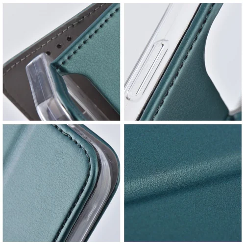 SMART MAGNETO dėklas-knygelė Realme 14 Pro, tamsiai žalias image 3
