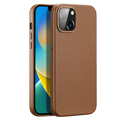 Dux Ducis Grit dėklas iPhone 14, rudas image 1