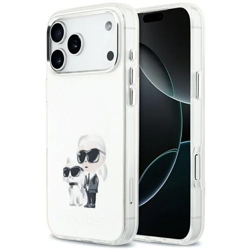 Karl Lagerfeld IML Aquarelle MagSafe dėklas iPhone 17 Pro Max, baltas image 1