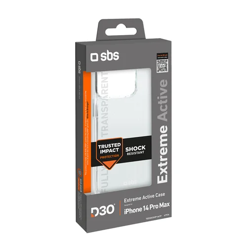 SBS D3O dėklas iPhone 14 Pro Max, skaidrus image 3