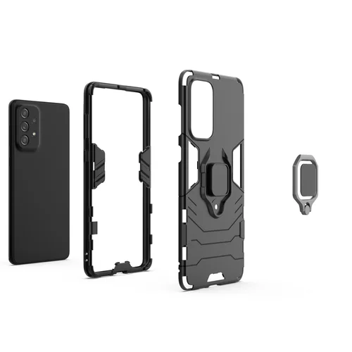Ring Armor dėklas Samsung Galaxy A73, juodas image 2