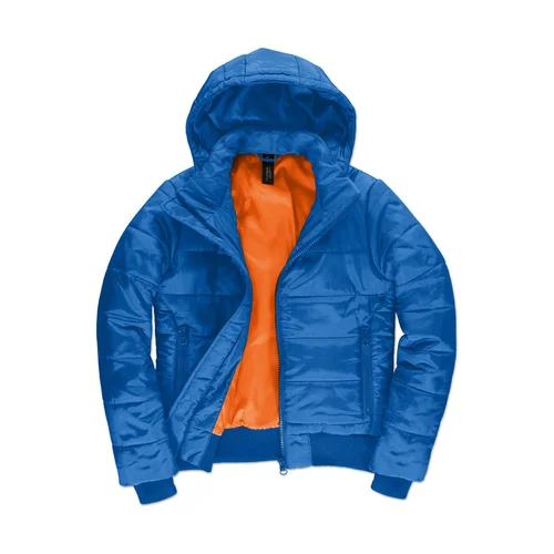 B&C JW941 Moteriška striukė M Royal/Neon Orange image 3