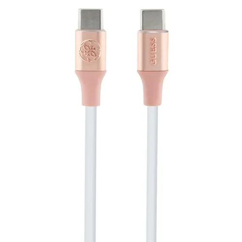 Guess USB-C–USB-C laidas, 1,5 m, rožinis image 1