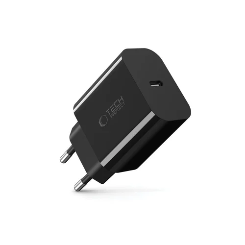 Tech-Protect NC20W 20 W USB-C įkroviklis, juodas image 2