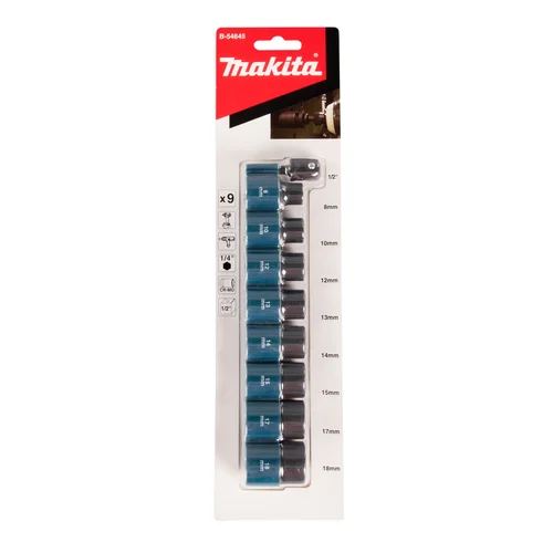 Makita B-54645 Sukimo antgalių komplektas, 9 vnt. image 2