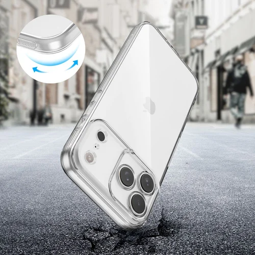 Tech-Protect FlexAir dėklas iPhone 17 Pro, skaidrus image 2
