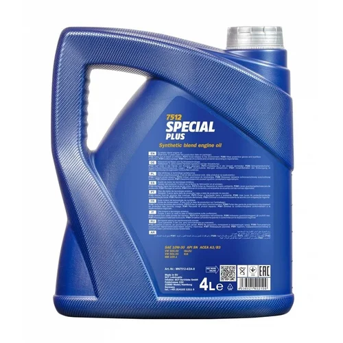 Mannol Special Plus 10W-30 5 L variklių tepalai image 2