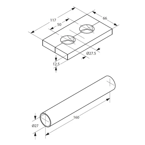 Danfoss VHX termostatinio elemento apdaila chromuota image 2