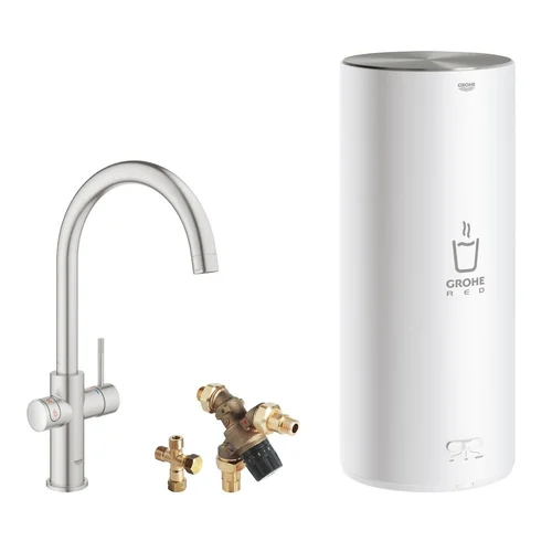 GROHE Red Duo virtuvinis maišytuvas su L boileriu, bronza image 1
