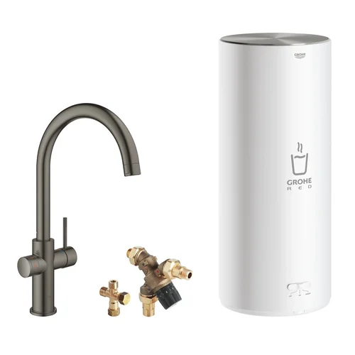 GROHE Red Duo virtuvinis maišytuvas su L boileriu, bronza image 2