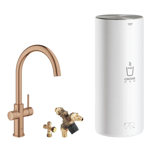 GROHE Red Duo virtuvinis maišytuvas su L boileriu, bronza image 3