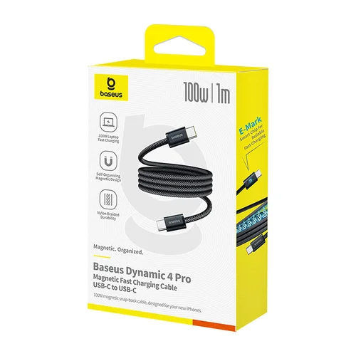Baseus Dynamic 4 Pro USB-C kabelis 1 m 100 W image 2