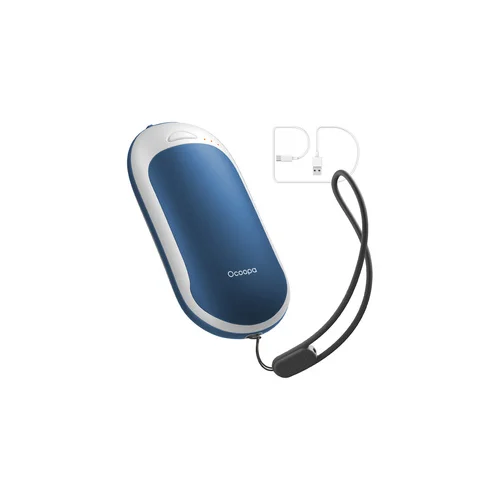 Ocoopa H3054PD rankų šildytuvas 5000 mAh, balta-mėlyna image 3