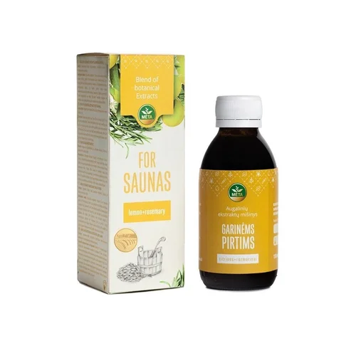 Garinės pirties citrinų ir rozmarinų ekstraktas Mėta, 150 ml image 2