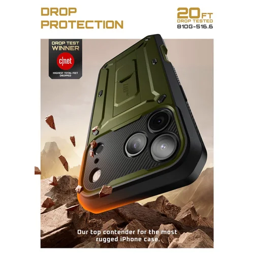 Supcase UB Pro dėklas iPhone 17 Pro Max, žalias image 2