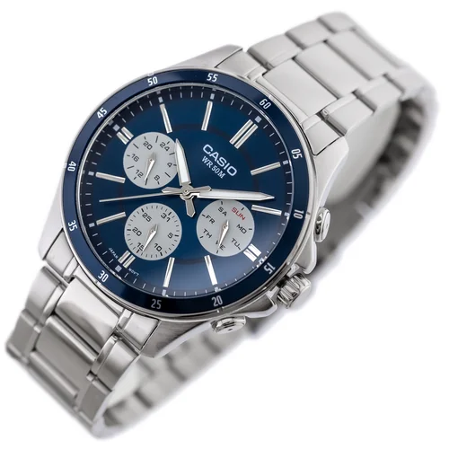 Casio MTP-1374D-2A3 vyriškas laikrodis, mėlynas image 1