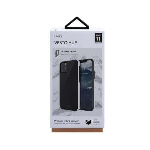UNIQ Vesto Hue dėklas iPhone 11 Pro Max, juodas ir baltas image 3