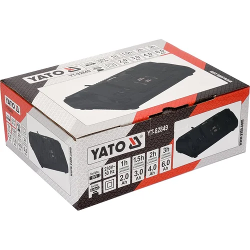 YATO YT-82849 dvigubas 18 V akumuliatorių kroviklis image 3