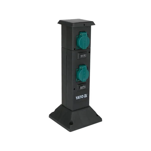 YATO YT-81274 lauko elektros lizdų stulpelis, 4 lizdai, IP44 image 3