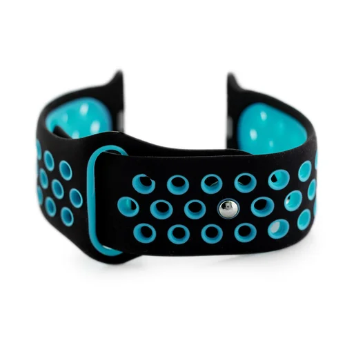 Apple Watch U24 dirželis 42/44 mm juodas/turkio image 1