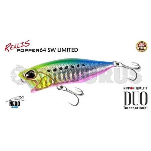 DUO Realis Popper 64 SW vobleris 64 mm, AOA0220 Astro Red Head image 1