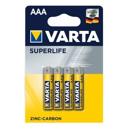 Varta Superlife AAA šarminės baterijos, 4 vnt. image 1
