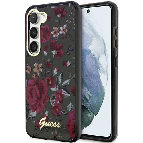 Guess GUHCS23MHCFWSA dėklas Galaxy S23+ S916, žalia/kaki image 1