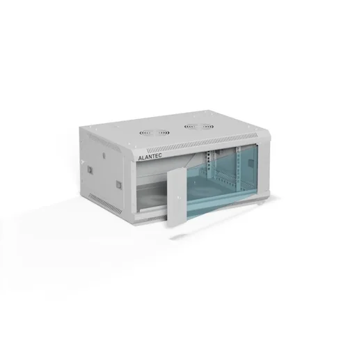 ALANTEC 19″ 4U 600 × 450 mm sieninis kabinetas, pilkas image 1