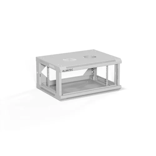 ALANTEC 19″ 4U 600 × 450 mm sieninis kabinetas, pilkas image 2