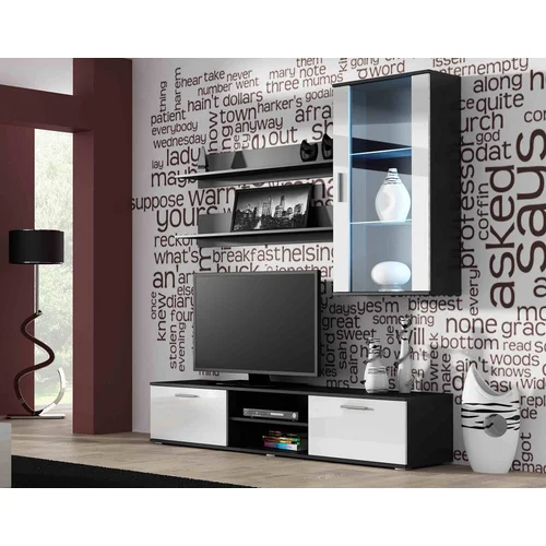 Cama SOHO pakabinama vitrina, balta ir juoda image 2