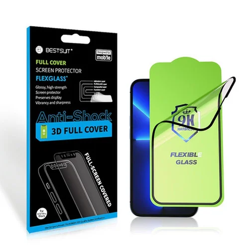 Bestsuit 5D hibridinis stiklas Apple iPhone 16 Plus, juodas image 1