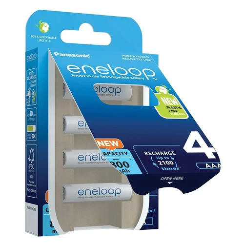 Panasonic Eneloop BK-4MCDE/4CP AAA 800 mAh, 4 vnt. image 2