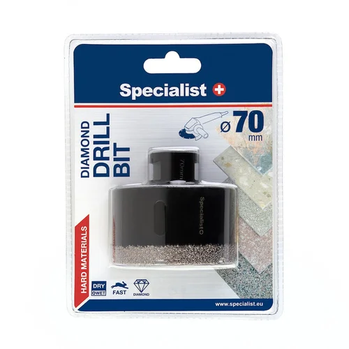 Specialist+ deimantinis grąžtas D70 M14 image 1