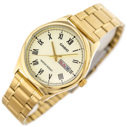 Casio MTP-V006G-9B vyriškas laikrodis, auksinis image 2