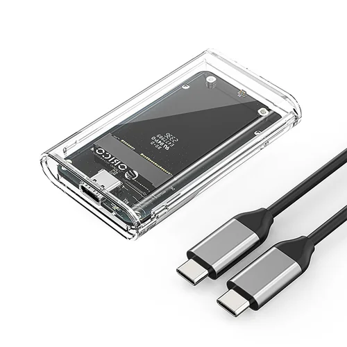 Orico TC10-MS mSATA USB-C 3.2 korpusas, skaidrus image 2
