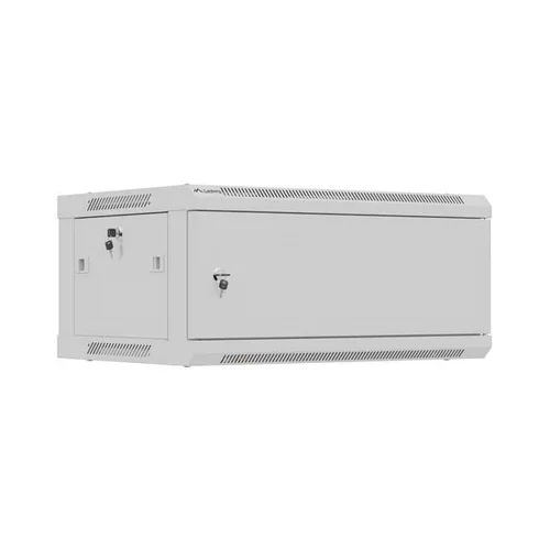 Lanberg 19 col. 4U 600 × 450 mm sieninė rack spinta, pilka image 1