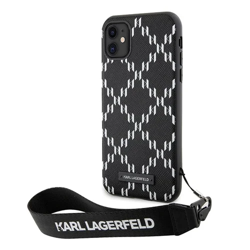 Karl Lagerfeld KLHCN61SAKLMBSK dėklas iPhone 11/XR, juodas image 2