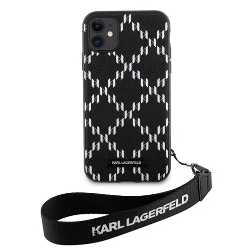 Karl Lagerfeld KLHCN61SAKLMBSK dėklas iPhone 11/XR, juodas image 3