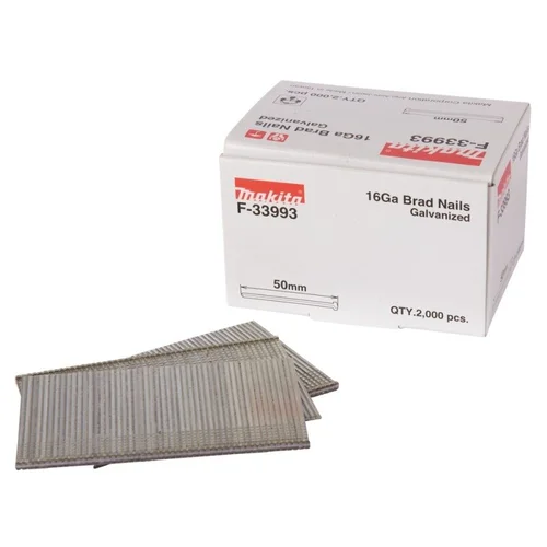 Makita 16Ga smeigės, 1,6 × 50 mm, 2000 vnt. image 1