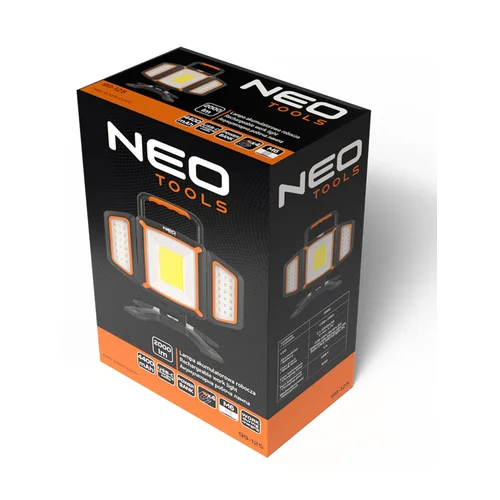 Neo Tools įkraunama darbo prožektorius 2000lm image 2