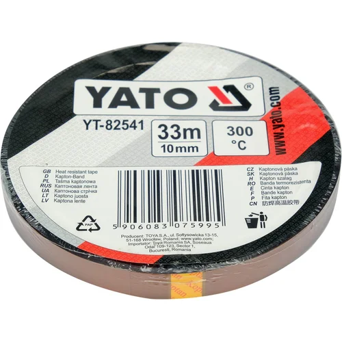 YATO YT-82541 Kapton juosta 10 mm x 33 m image 2