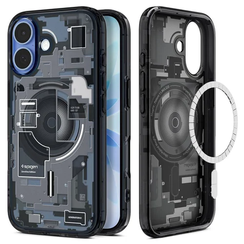 SPIGEN Ultra Hybrid Mag MagSafe iPhone 17 Zero One juodas image 1