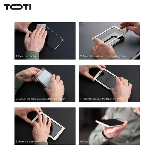 Toti Premium 16 Plus/15 Pro Max Apsauginis stiklas image 3
