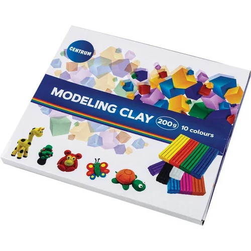 CENTRUM Modeling Clay plastilinas, 10 spalvų image 2
