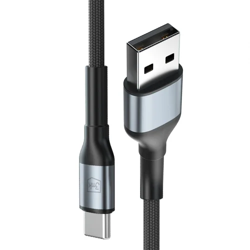 3mk Hyper Cable N-SERIES USB-A–USB-C 2 m, 18 W, juodas image 3