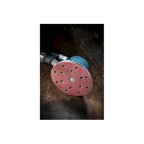 Hogert technik Šlifavimo popierius 125mm su skylutėm 5vnt. Gr.80 image 1