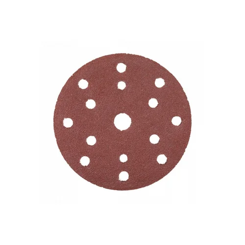 Hogert technik Šlifavimo popierius 125mm su skylutėm 5vnt. Gr.80 image 2