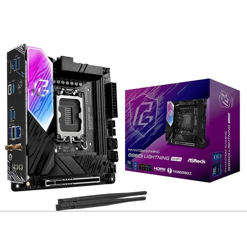 ASRock B860I Lightning WiFi Mini-ITX pagrindinė plokštė image 2
